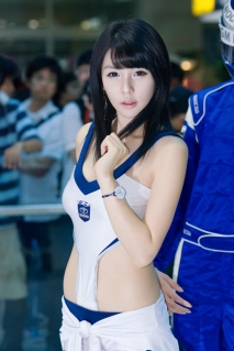 Bang Eun Young Korean girl sexy show GM DAEWOO car 18